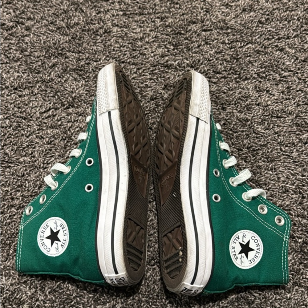 Converse Emerald High-Tops with White Accents